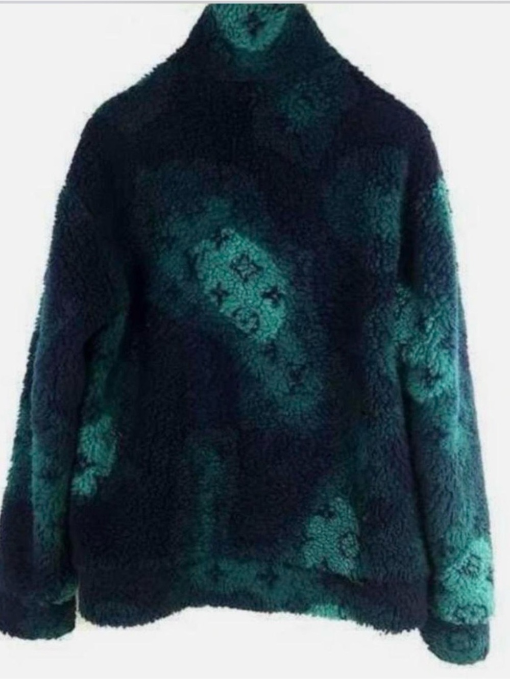 Louis Vuitton camo fleece men’s Teddy Jacket size large
